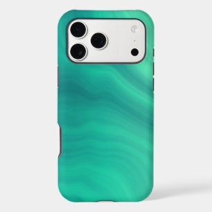 Motif Abstrait Vert Turquoise