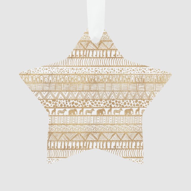Motif africain de la tribu Gold White (devant)