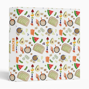 Motif alimentaire Recettes Snack Classeur