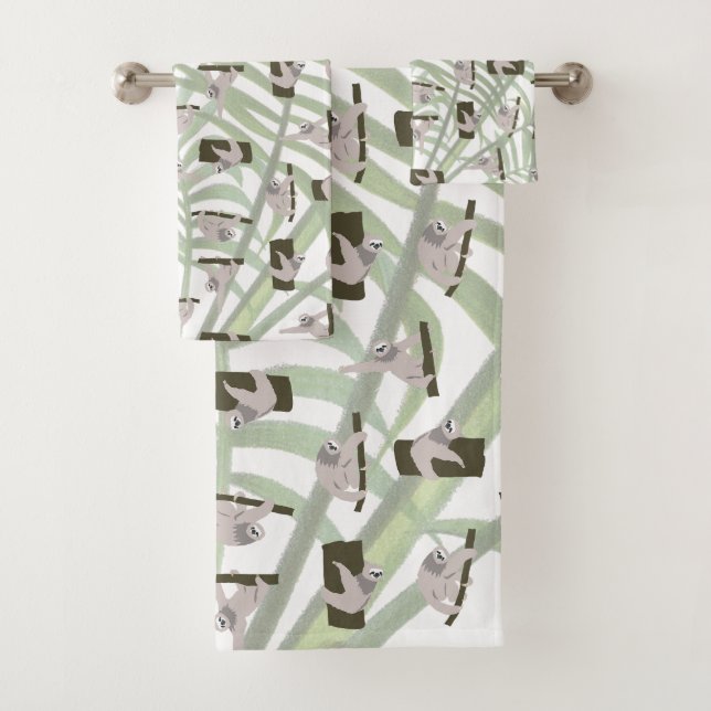 Motif animal mignon Sloth en forêt sauvage (En situation)