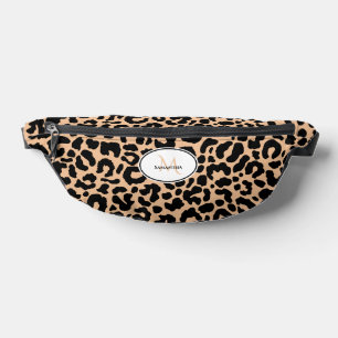 Motif animal personnalisé Nom Voyage Noir Marron
