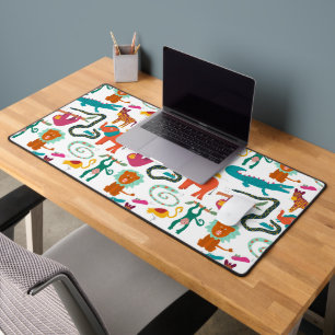 Motif Animaux Abstraits Colorés Enfants