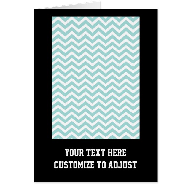 Motif Aqua chevron (Devant)