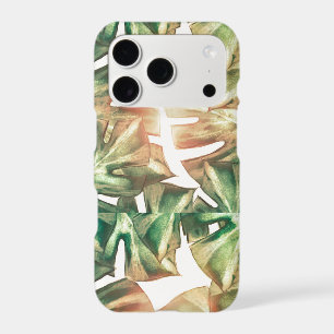 Motif aquarelle de feuille de Monstera – Urba vert