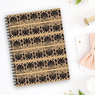 Motif arabe méditerranéen grec marron