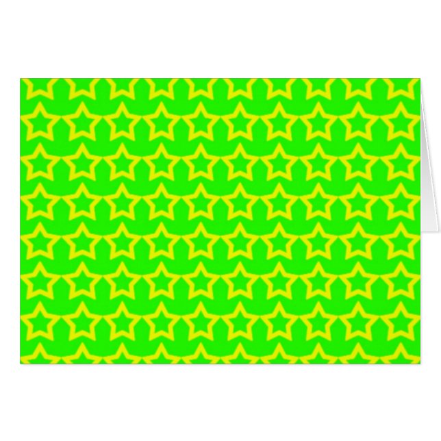 Motif : Arrière - plan vert avec les étoiles (Devant horizontal)