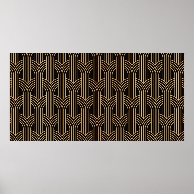 Motif Art Déco sans couture. Mini géométrique vint (Devant)