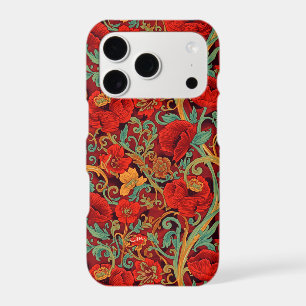 Motif Art Nouveau floral Coquelicots de William Mo