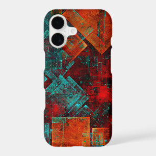 Motif Artistique Moderne Abstrait de Couleur Cool