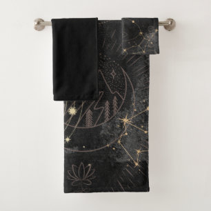 Motif Astrologique Black Gold