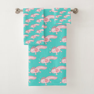 Motif Axolotl rose