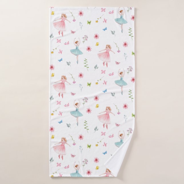 Motif Ballerina (Serviette de bain)