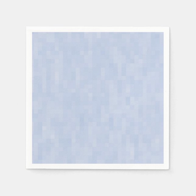motif bleu clair - serviette en papier pour les fê (Devant)