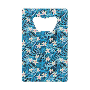 Motif bleu de palmettes