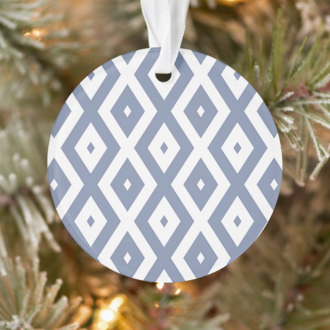 Motif bleu gris et blanc (Arbre)