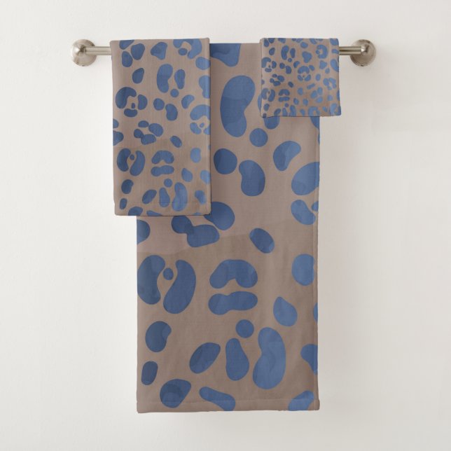 Motif bleu léopard (En situation)