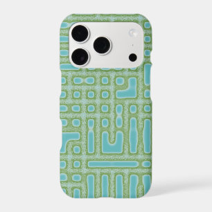 Motif bleu turquoise