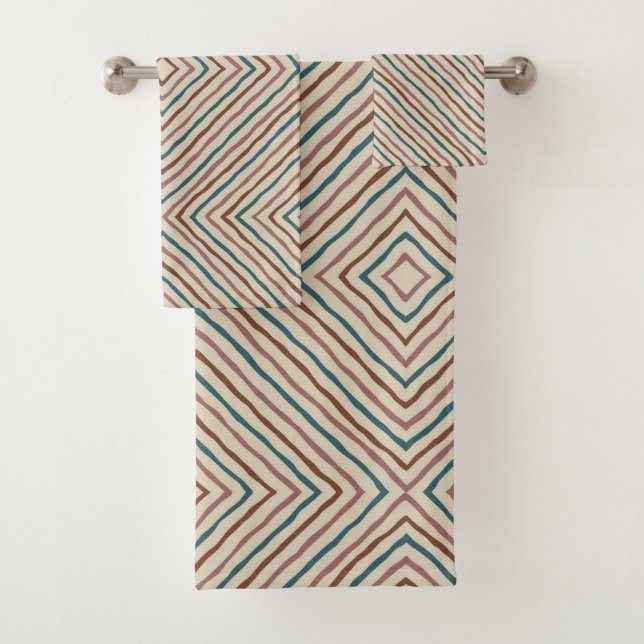 Motif Boho Stripes (sur un arrière - plan neutre) (En situation)