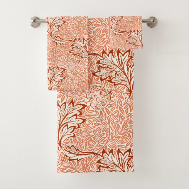 Motif botanique vintage de pomme de William Morris (En situation)