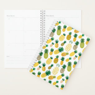 Motif branché à l'ananas