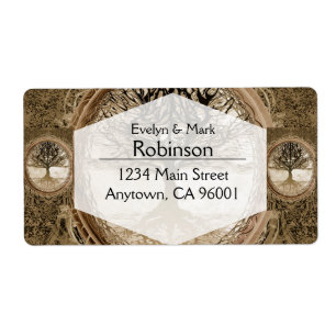 Motif Brown de l'arbre de vie