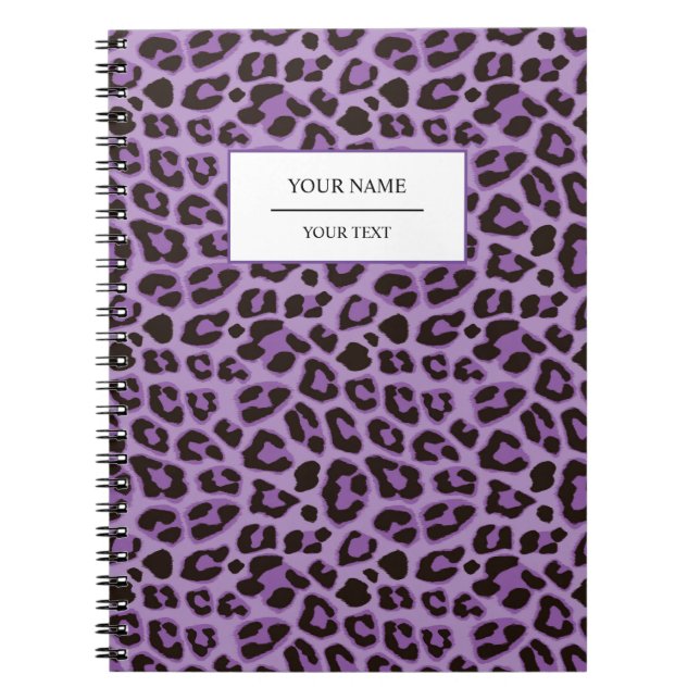 Motif Carnet de peau de léopard Poster de animal (Devant)