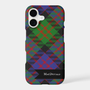Motif carreau tartan du clan écossais MacDonald