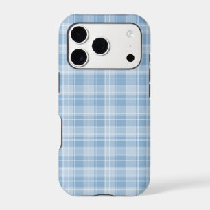 Motif carreaux bleu clair