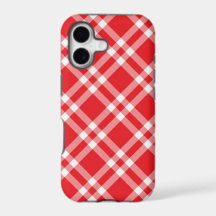 Motif carreaux rouges