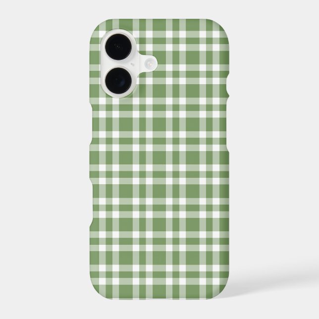 Motif carreaux vert blanc (Verso)