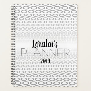 Motif Cercle gris, noir et blanc