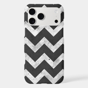 Motif chevron rustique noir et blanc