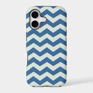 Motif chevron vert et bleu Honeydew