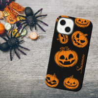 Motif Citrouille Halloween Téléphone 15 Coque