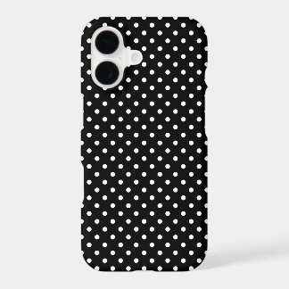 Motif classique à pois noirs et blancs minuscules