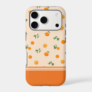 Motif classique de citrus fruit orange