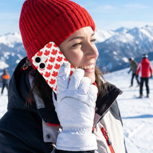 Motif classique de feuille d'érable rouge de jour