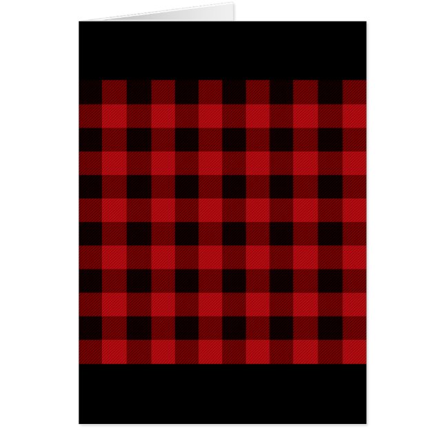 Motif classique rouge et noir (Devant)