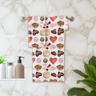 Motif Coeur de chocolat moderne