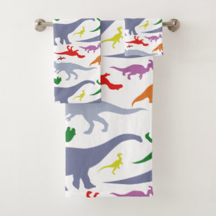 Motif coloré de dinosaure (lumière)