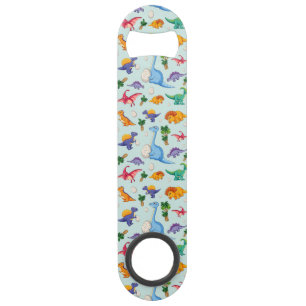 Motif coloré de dinosaures