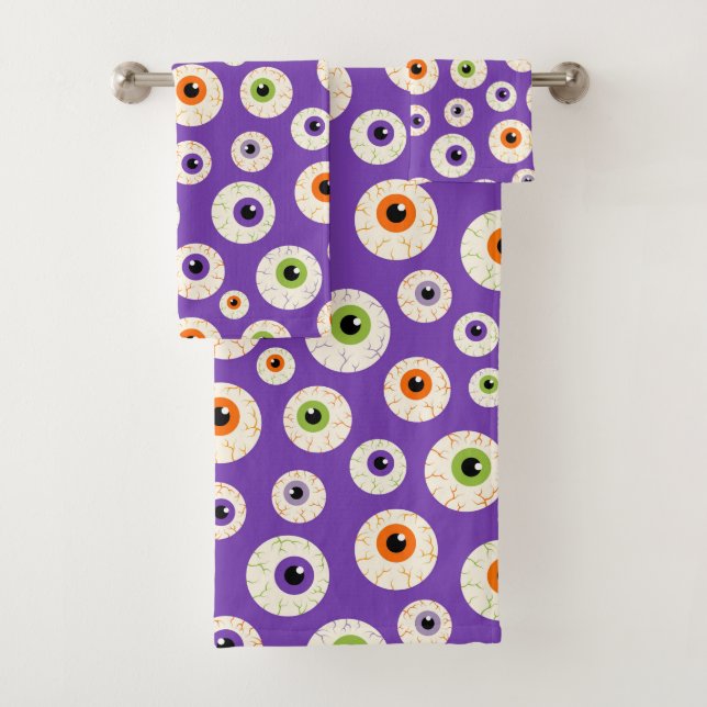 Motif coloré Halloween Eyeballs (En situation)