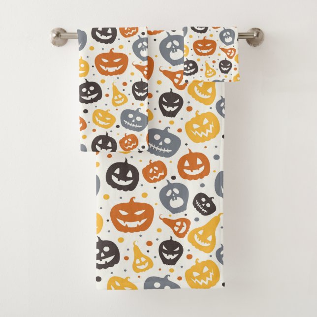 Motif coloré Jack-O'-Lantern (En situation)