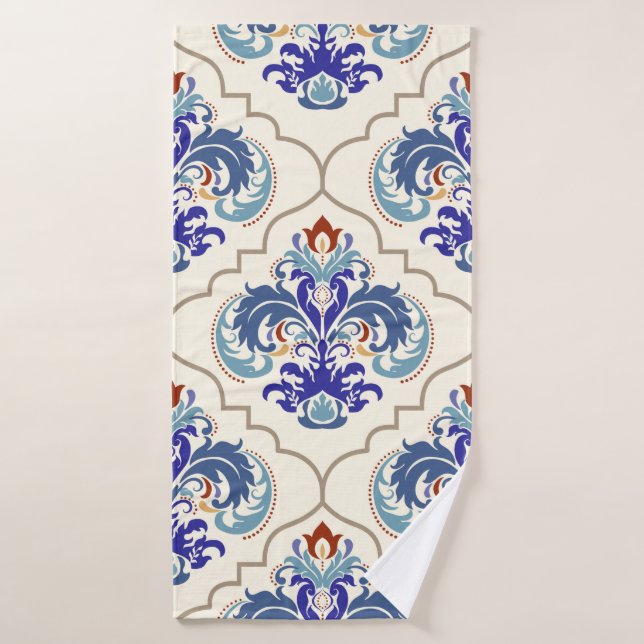 Motif coloré turkise sans couture. (Serviette de bain)