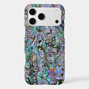 Motif coquille d'Abalone violet rose turquoise vio