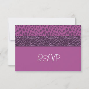 Motif Cougar violet RSVP