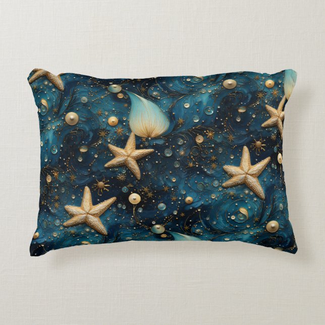 Motif Coussin d'accent océanique (Devant)