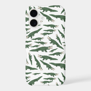 Motif crocodile de l'alligator mignon