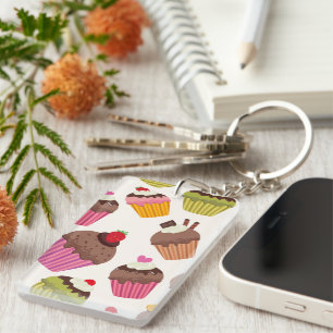 Motif Cupcake, Motif Muffin, Chocolat, Cœurs
