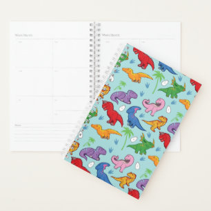 Motif Cute Dinosaur